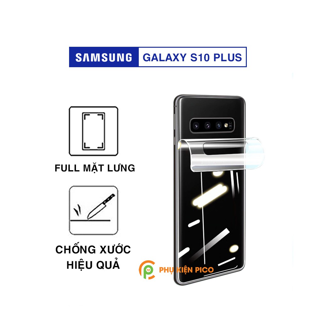 Dán lưng Samsung S10 Plus full mặt lưng trong suốt PPF tự phục hồi vết xước - Dán dẻo Samsung Galaxy S10