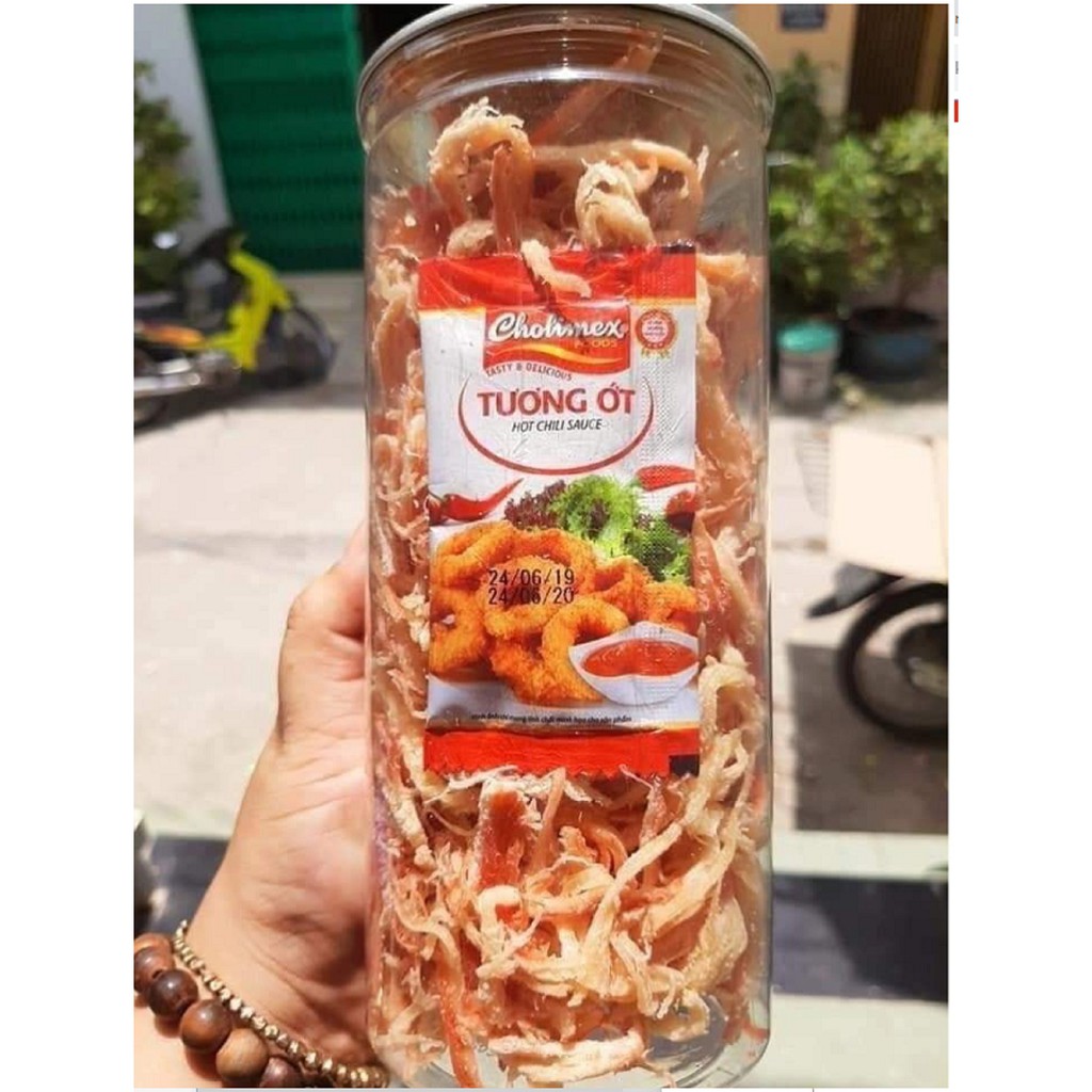 300g Mực Xé Hấp Nước Cốt Dừa Lon Pet | BigBuy360 - bigbuy360.vn