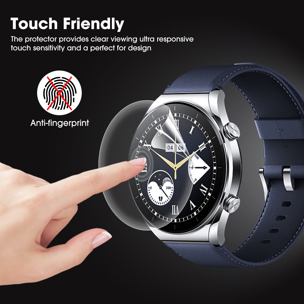 1 Miếng Dán TPU HD Trong Suốt Chống Trầy Chống Nước Bảo Vệ Màn Hình Cho Đồng Hồ Thông Minh Xiaomi Watch S1 /