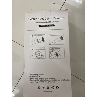 Máy Chà gót chân ,làm sạch bề mặt dày sừng gót chân