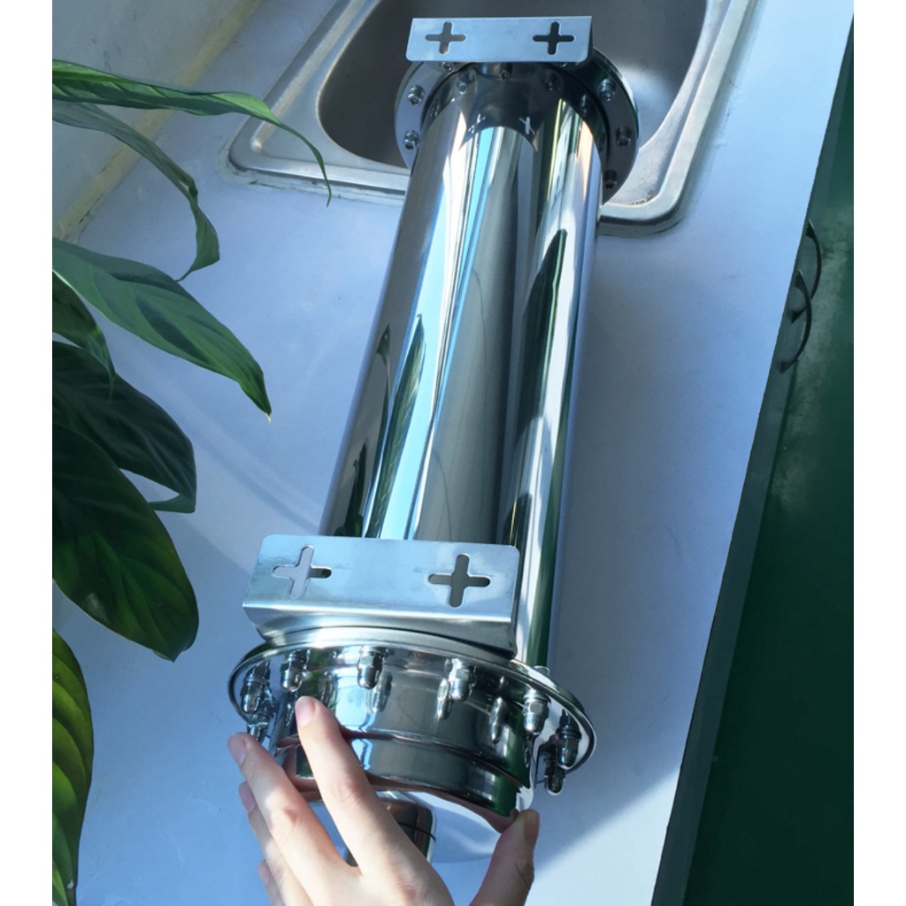 MÁY LỌC NƯỚC Yirui Đài Loan- CỘT LỌC UF CÔNG SUẤT 2000L, VỎ INOX304, SỬ LÝ NƯỚC ĐÁ VÔI, NƯỚC S