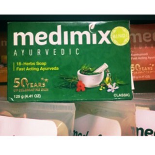 (date 2022) xà phòng MEDIMIX 18 loại thảo mộc HERBS (125G/ bánh)