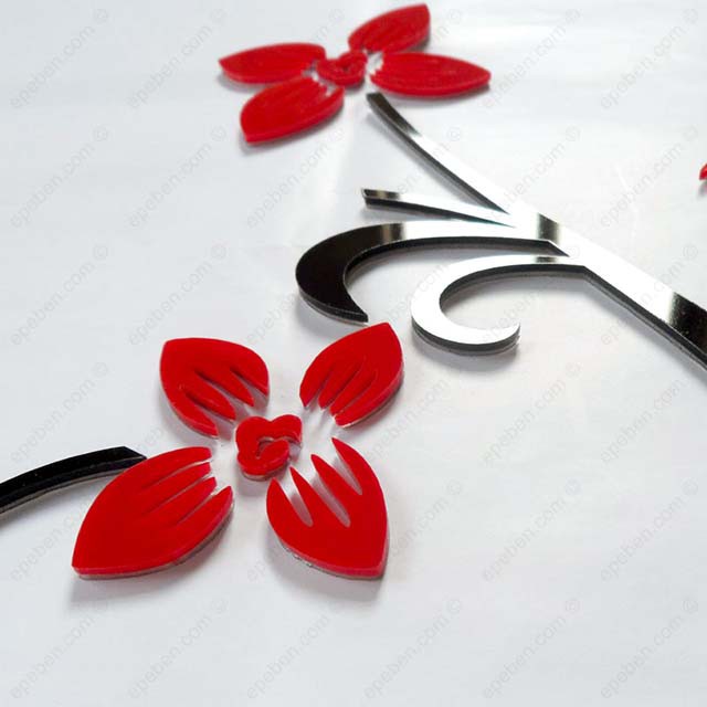 Bộ Full 2 Góc Như Ảnh - Tranh dán tường mica 3d decor khổ lớn trang trí tường phòng khách, ngủ Nhiều Size - EPeBen