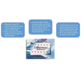 THẺ ĐEO HỖI TRỢ LÀM SẠCH KHÔNG KHÍ  trong bán kính 1-2m CLODE WASH