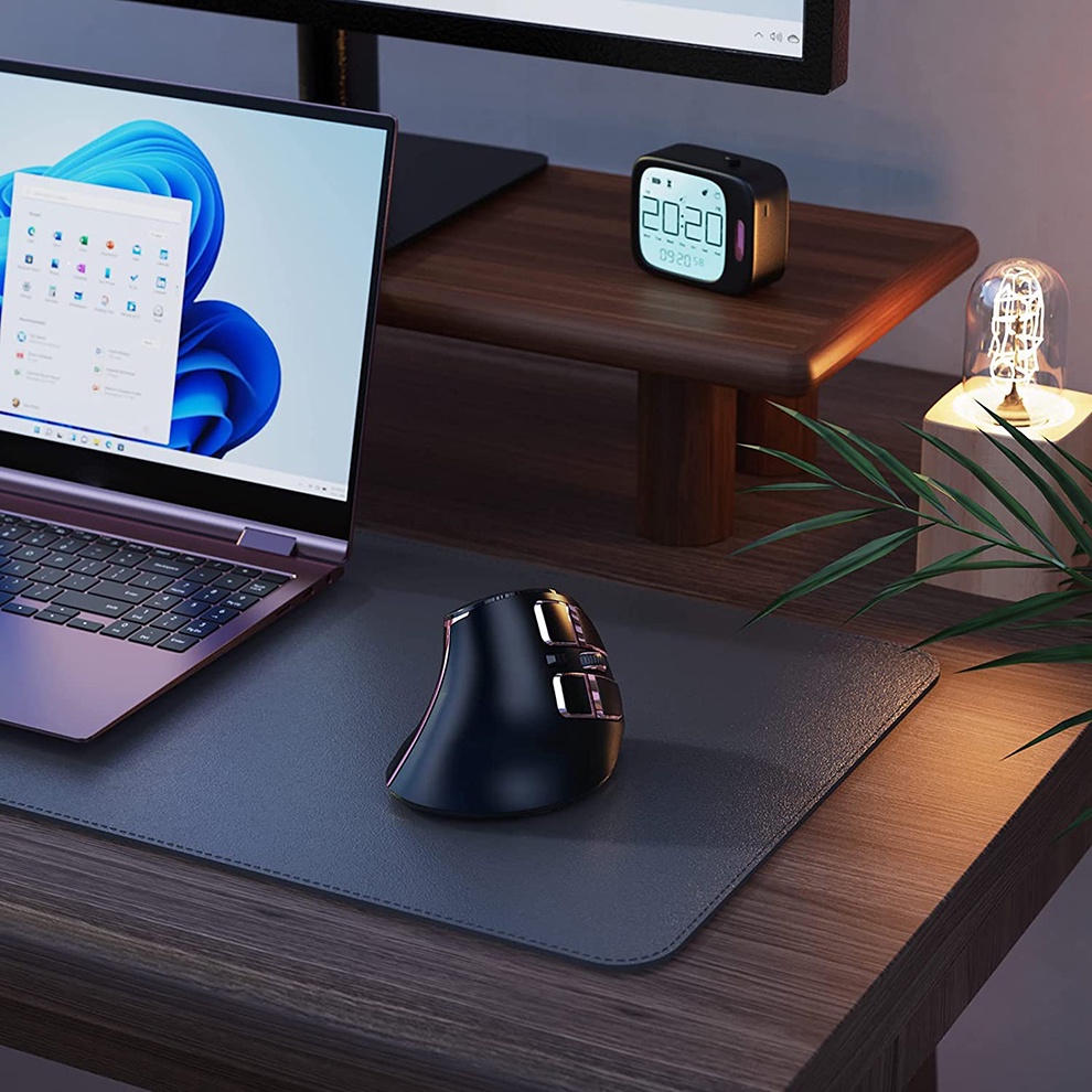 Chuột Bluetooth Không Dây Dạng Đứng 2.4G Cho Apple Mac Laptop Notebook 9 Nút Bấm