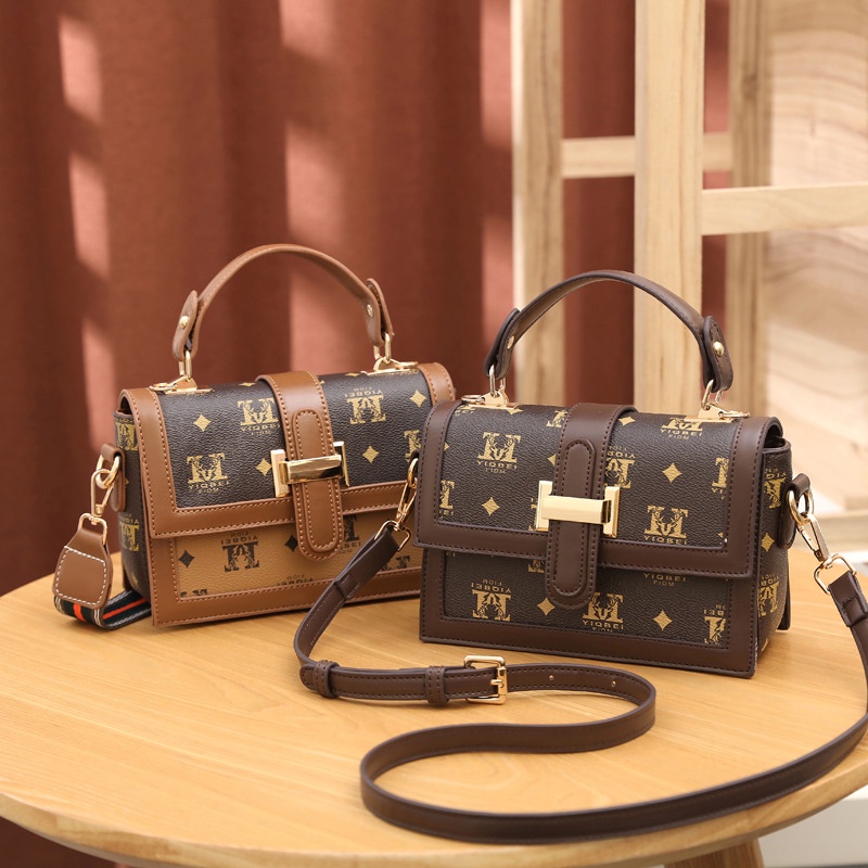 Túi Đeo Vai Hình Vuông Cỡ Nhỏ Phong Cách Hàn Quốc Cổ Điển Thời Trang Chất Lượng Cao Cho Nữ