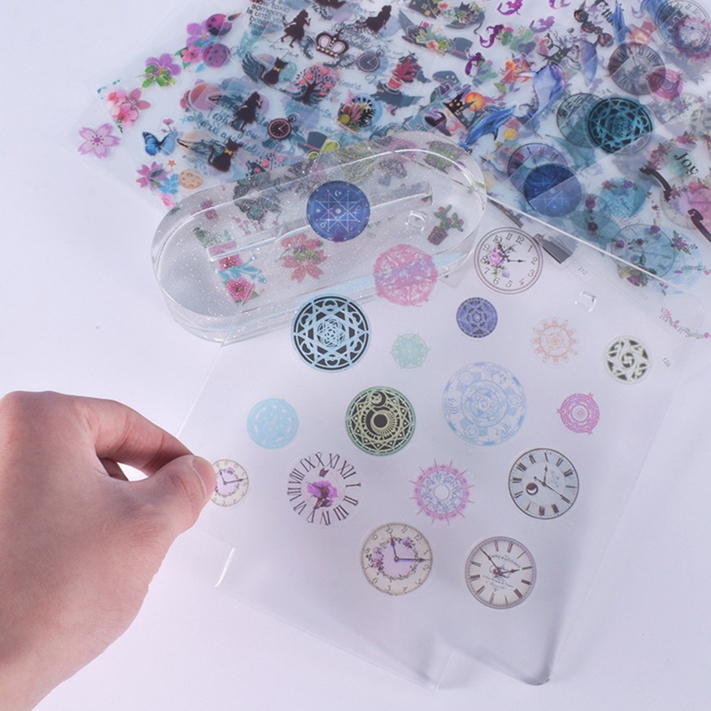 Set 15 MiếNg DáN Trong SuốT Trang Trí