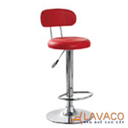 Ghế quầy bar nệm da chân cao –407