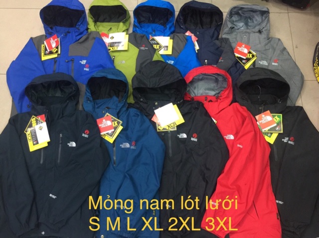 [ XẢ KHO 3 ngày, 70-130kg] Áo 2 lớp nam TNF, Áo gió nam cao cấp chống nước( Bao check hàng) | BigBuy360 - bigbuy360.vn