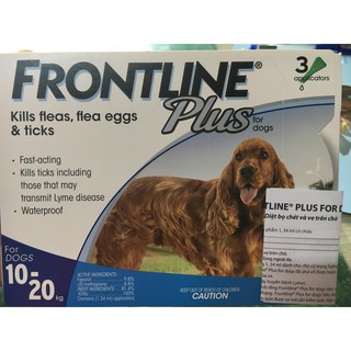 Nhỏ gáy trị ve giận chó Frontline từ 10kg-20kg