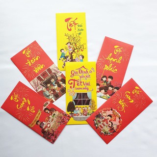 Mẫu Mới nhất Combo lì xì 80 xấp/800 cái/600k