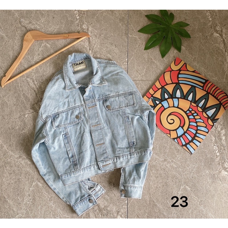 Áo khoác jean nữ, hàng vnxk