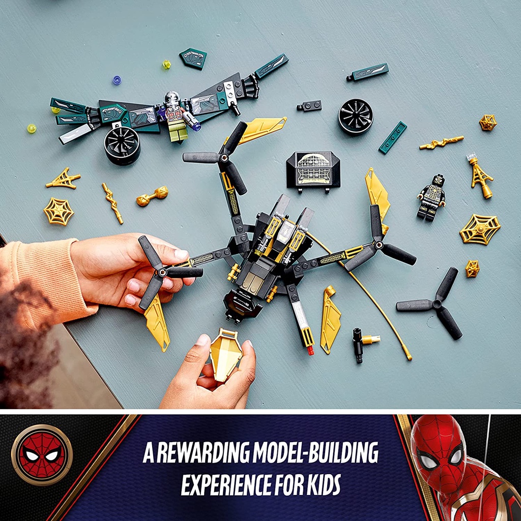 Lego Super Heroes 76195 - Spider-Man’s Drone Duel - Bộ xếp hình Lego Trận chiến trên không