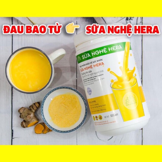 SỮA NGHỆ HERA HỘP 500g (CHÍNH HÃNG) phù hợp đau dạ dày đẹp dáng đẹp da