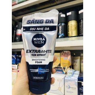 Sữa rửa mặt Nivea men sáng da,mềm mịn, tạo bọt, dưỡng ẩm 100g
