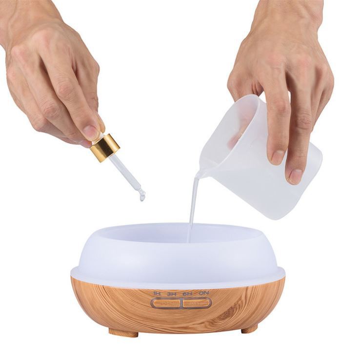 Combo Máy xông tinh dầu Tinh dầu Xanh loại 500 ml giúp khuếch tán tinh dầu tặng tinh dầu 10ml  giúp khử mùi