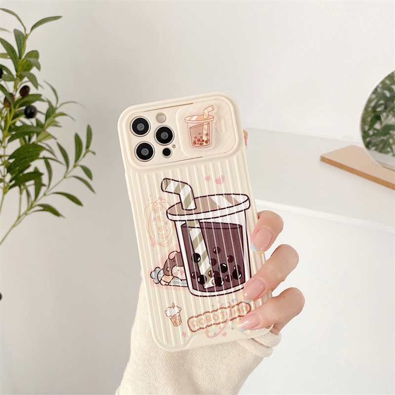 Ốp Điện Thoại Silicon Chống Va Chạm Kiểu Trượt Bảo Vệ Camera Cho iPhone 13 12 11 Pro Max XS Max XR X