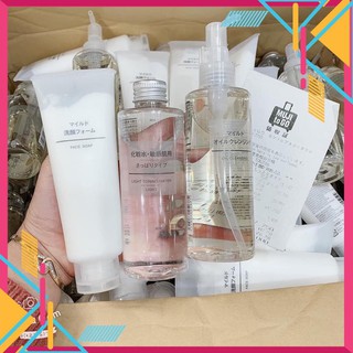 ( Bill Nhật ) Nước Hoa Hồng Muji Toning Water 200ml , Toner MUJI cân bằng da 200ML