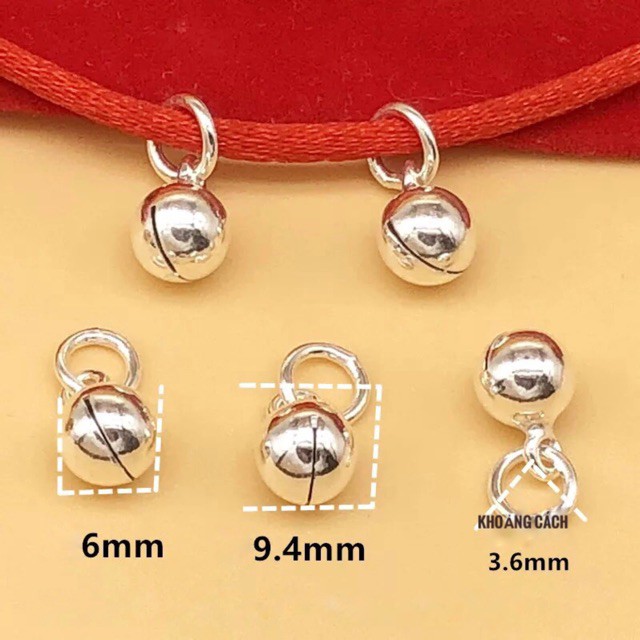 [RẺ VÔ ĐỊCH] Charm chuông có kêu, combo 5 chiếc - PH599 (HOT)