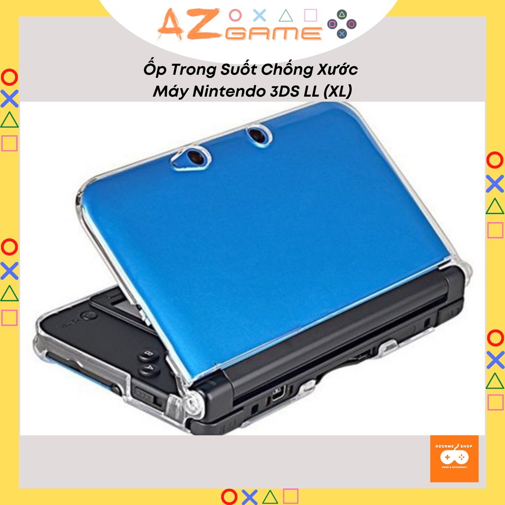 Ốp Case Crystal Trong Suốt Cho Nintendo 3DS XL (LL) Chống Xước Cao Cấp