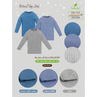 Áo len bé trai cổ 3cm nhl610p - lullaby