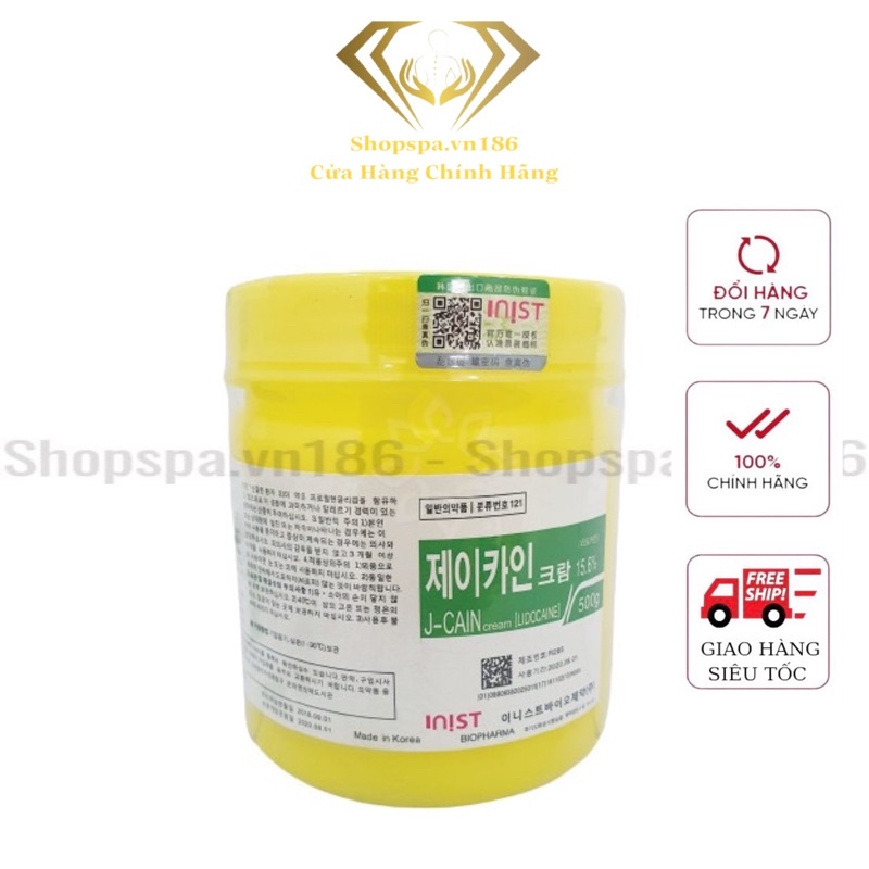 J-Cain 15.6% Cream 500g Hàn Quốc