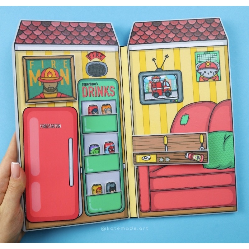 Búp bê giấy dũng cảm bảo vệ mọi người mẫu mới nhất