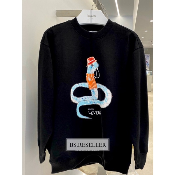 [Levents Chính Hãng] Áo sweater tròng đầu &quot;MY ANIMALS&quot; SERIES SNAKE SWEATER 𝗟𝗘𝗩𝗘𝗡𝗧𝗦