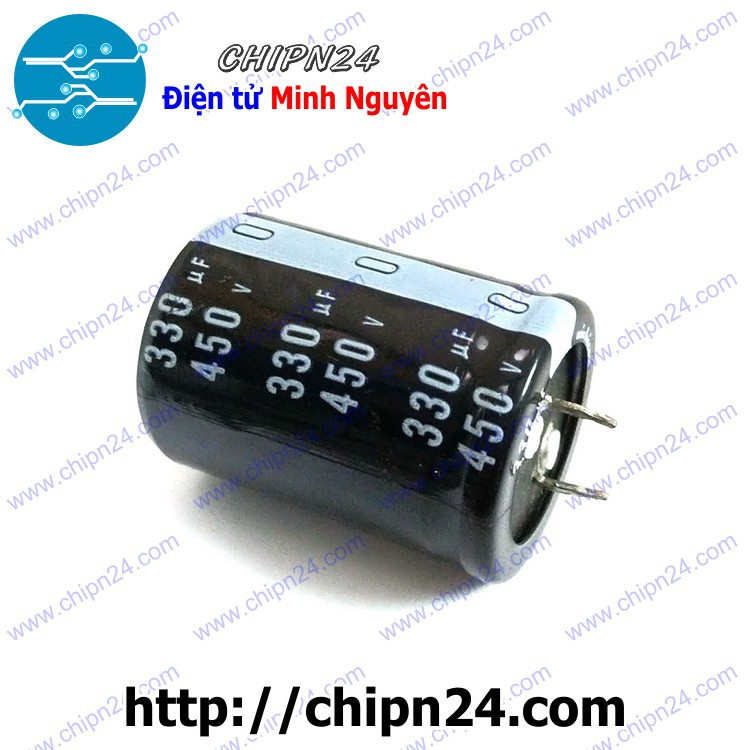 [1 CON] Tụ hóa 330uF 450V (30x40mm)