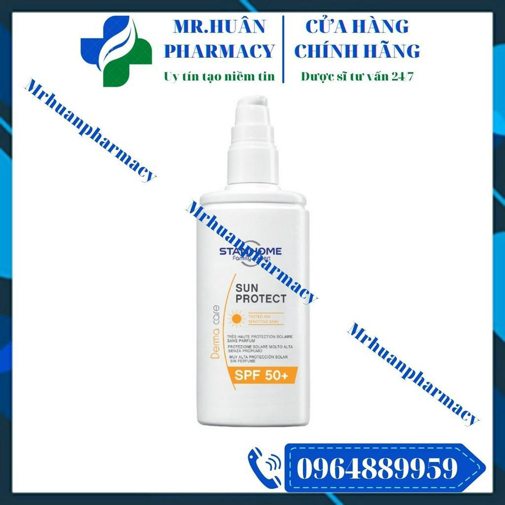 Stanhome Sun Protect SPF 50+ 125ml - Kem chống nắng, dưỡng ẩm cho da nhạy cảm SPF50+