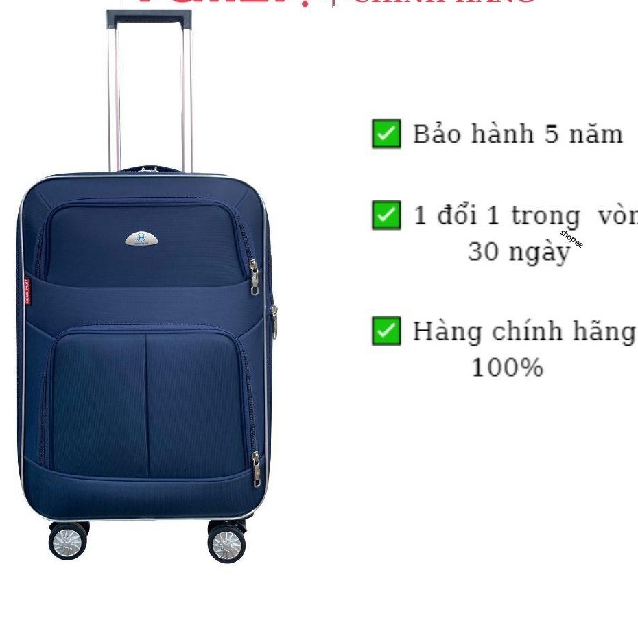 vali vải du lịch Chính Hãng Hùng Phát chống thấm nước đựng đồ size 20 inch size 24 inch 28 ing