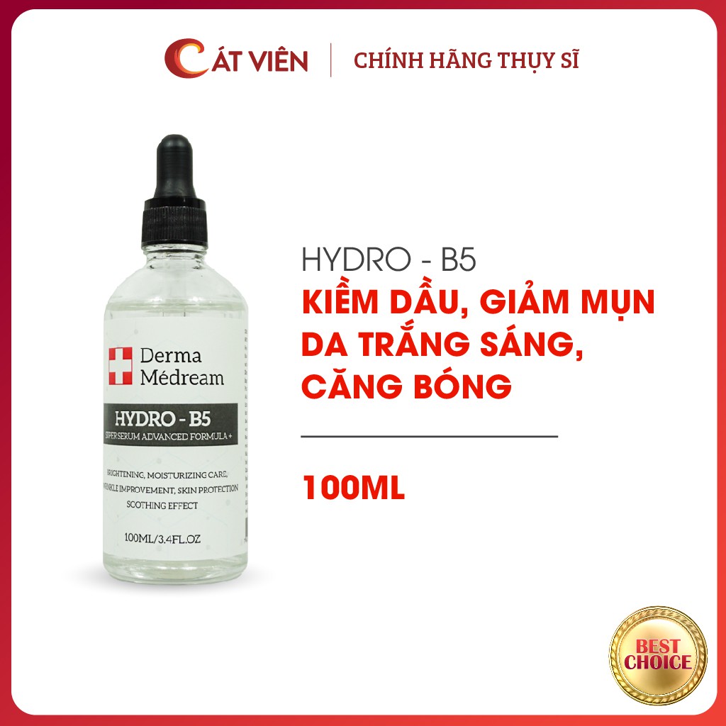 Serum dưỡng trắng HYDRO B5 Derma, dưỡng ẩm, kiềm dầu, se khít lỗ chân lông, cải thiện da mụn Me’dream 100ml | BigBuy360 - bigbuy360.vn