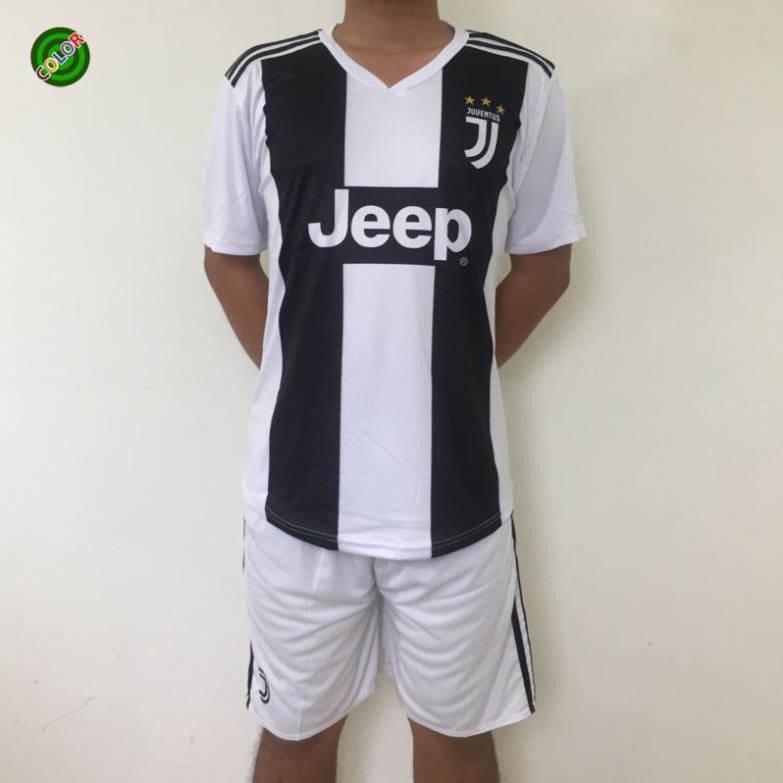 QUẦN ÁO BÓNG ĐÁ THỂ THAO JUVE TRẮNG ĐEN 2018 2019 MỚI ĐẸP RẺ  ྇