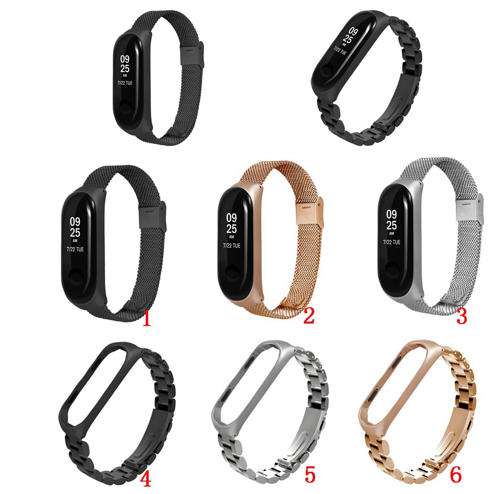 Dây đeo kim loại Milanese cho Xiaomi Mi Band 3 Miband 3