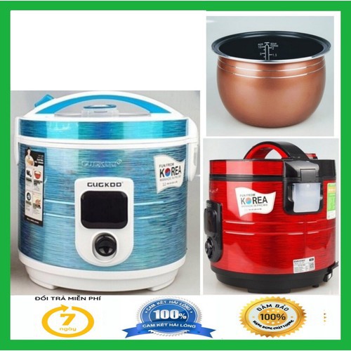 Nồi Cơm Điện Cuckoo 3D Dung tích 1,2L - 2L Lòng siêu dày, nấu cơm ngon