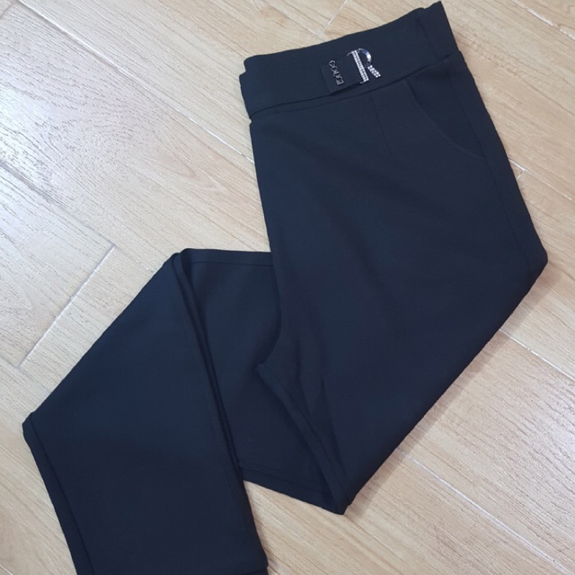 Quần tây thun big size lưng liền đính chữ R size lớn 60-80kg