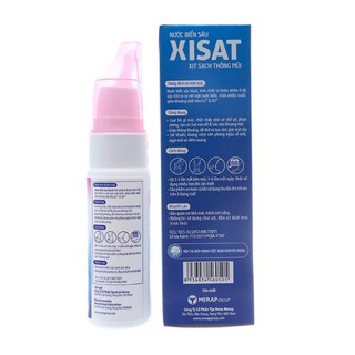 Dung dịch xịt mũi trẻ em Xisat hồng 75ml