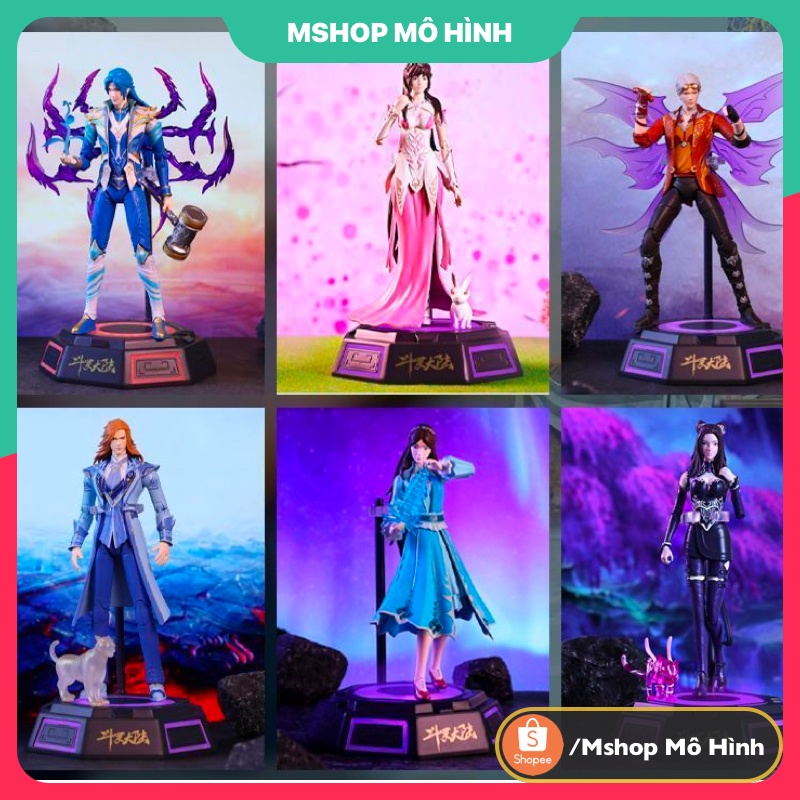 Đồ chơi mô hình Đường Tam Tiểu Vũ, Vinh Vinh.. sử lai khắc thất quái 18cm - Đấu la đại lục