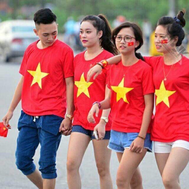 Áo Cờ Đỏ Sao Vàng Việt Nam Đủ Size