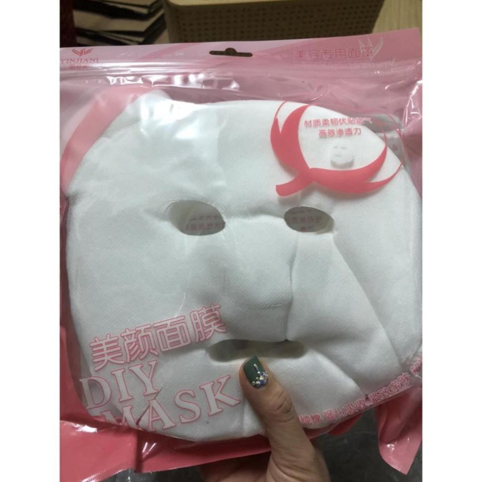 Gói 100 miếng mặt nạ giấy khô