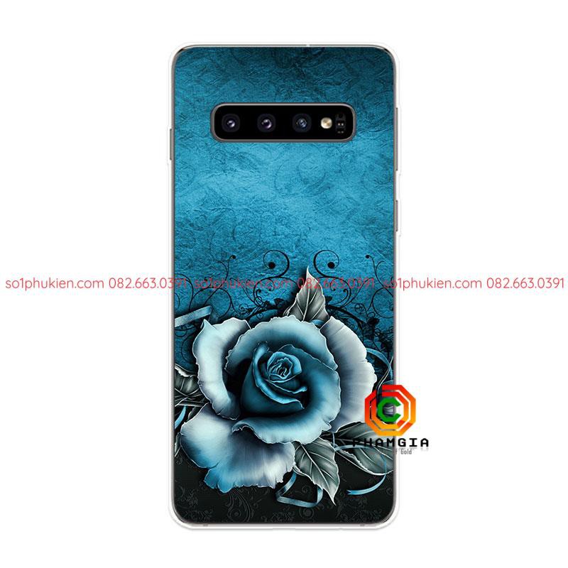 Ốp Lưng dẻo in hình đẹp Samsung Galaxy S9 S9+ S10 S10+ Plus S10e Lite Hoa hồng đẹp