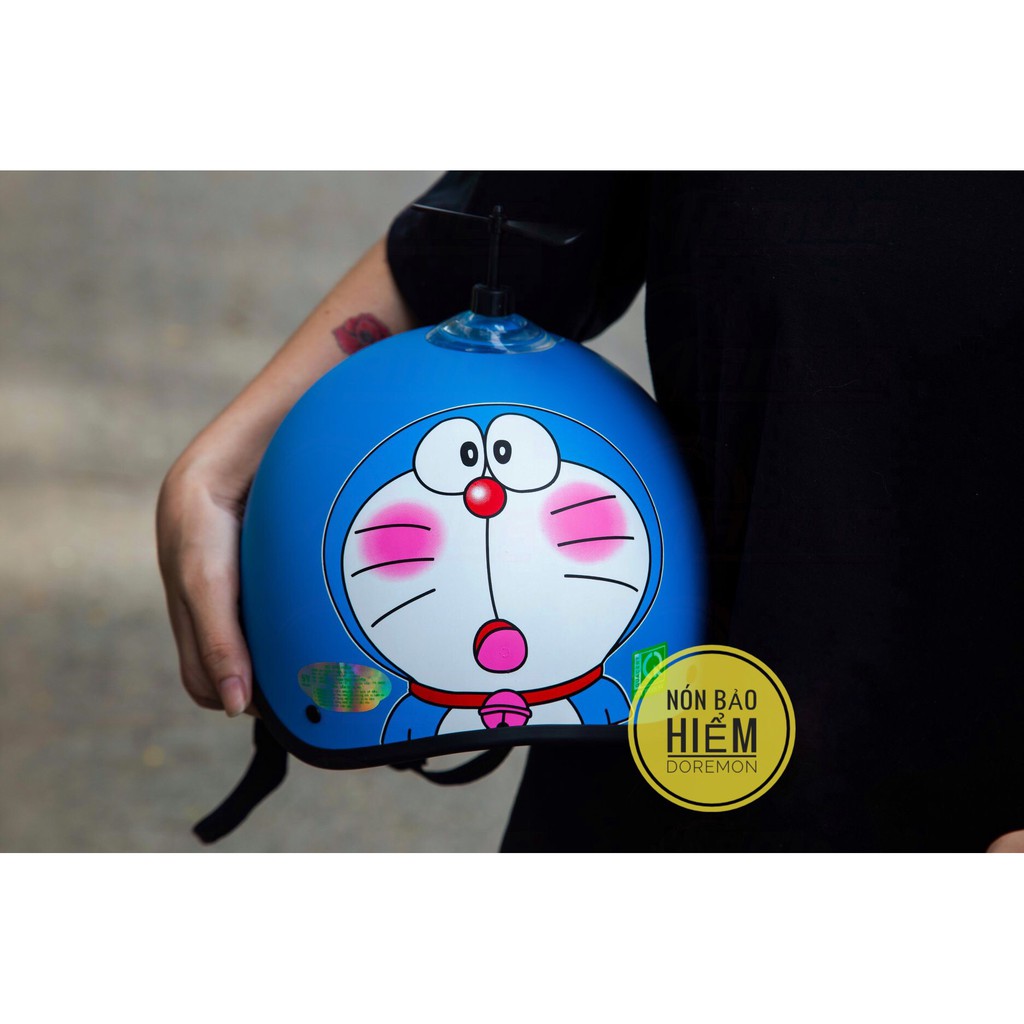 NÓN BẢO HIỂM DOREMON KHÔNG KÍNH (không bao gồm chong chóng)