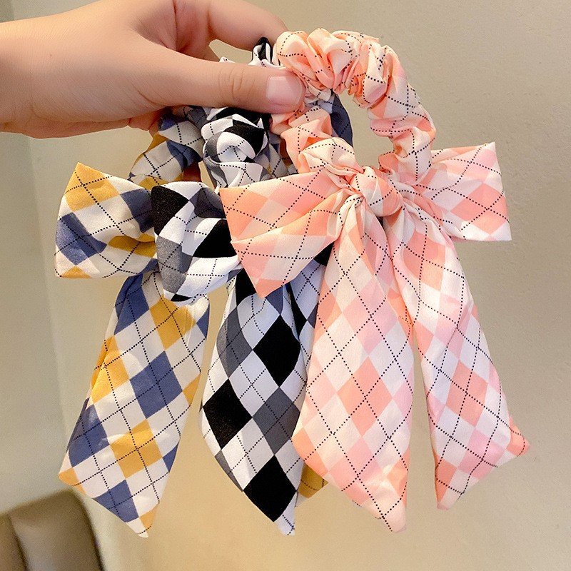 Dây cột tóc hình nơ ngọt ngào dễ thương phong cách Hàn quốc DNN