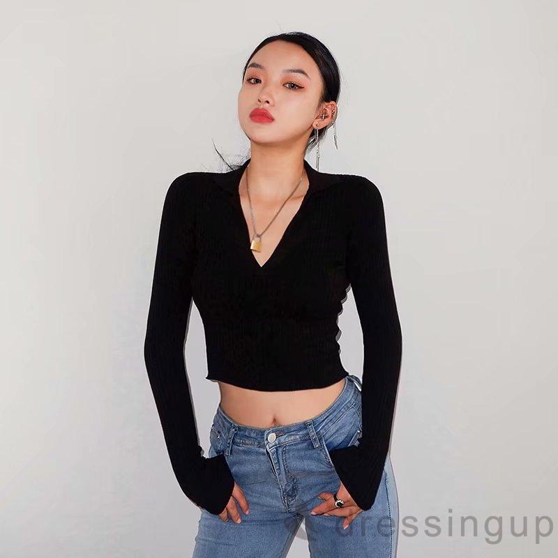 Áo Sơ Mi Nữ Tay Dài Màu Trơn Thời Trang Thanh Lịch | BigBuy360 - bigbuy360.vn