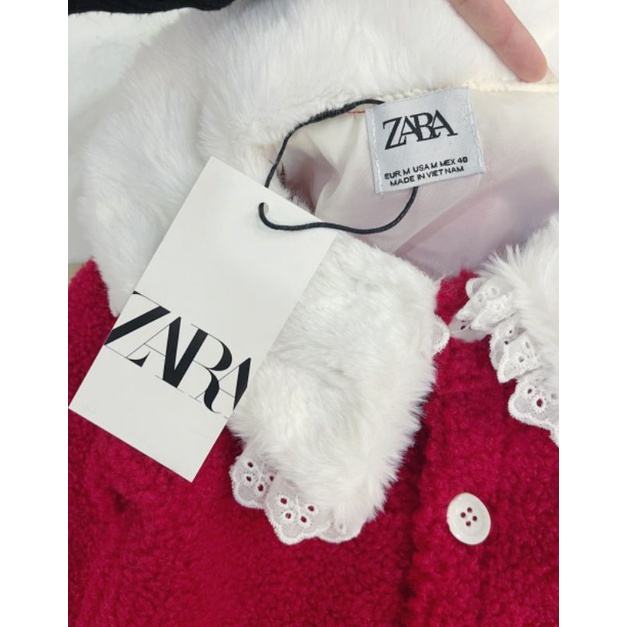 ÁO BÔNG ĐỎ CHO BÉ GÁI