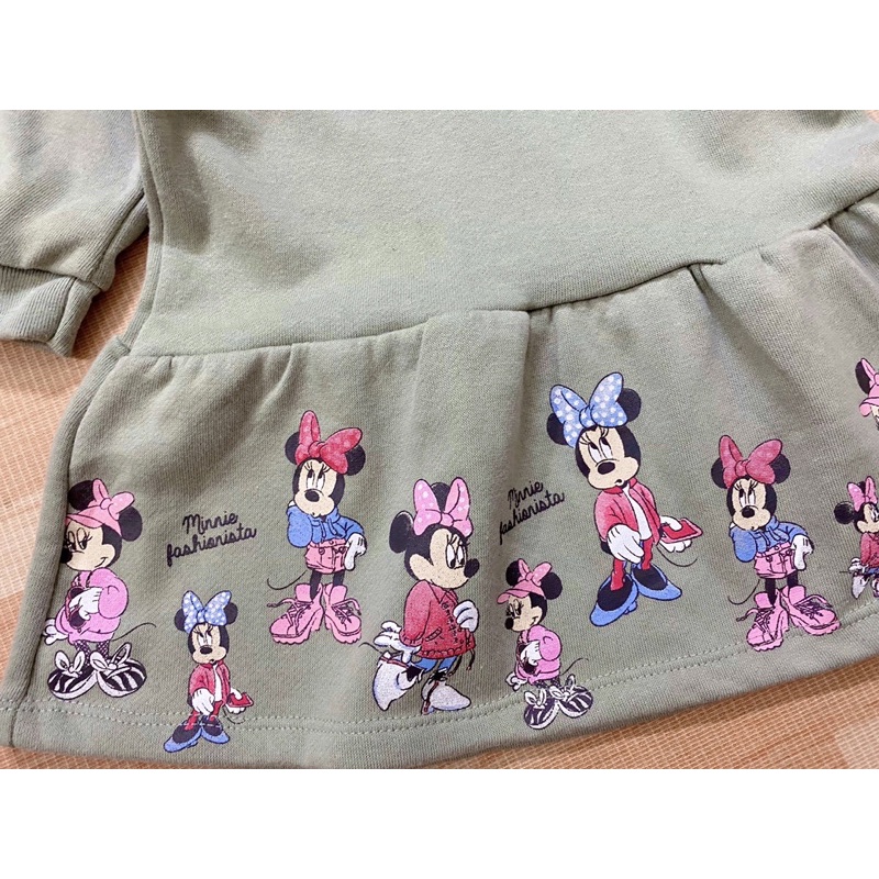 Váy nỉ mickey cho bé- ảnh thật