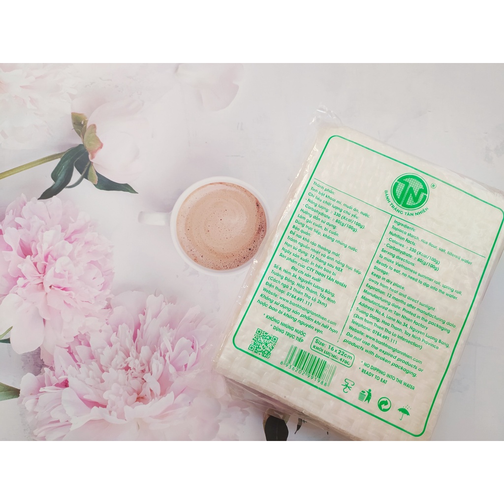 Bánh tráng Tân Nhiên siêu mỏng 470g không cần nhúng nước 12.12 | BigBuy360 - bigbuy360.vn