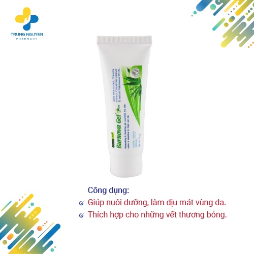 Gel bôi bỏng tái tạo tổn thương Burnova Gel Plus (25g)