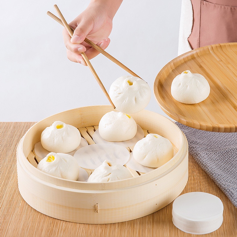 Giấy nến hấp bánh bao, làm bánh gato chuyên dụng có phủ chống dính