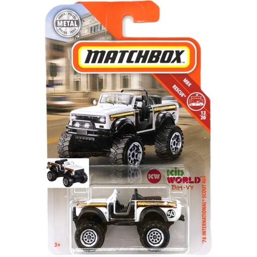 Xe mô hình Matchbox '76 International Scout 4x4 FYR18.